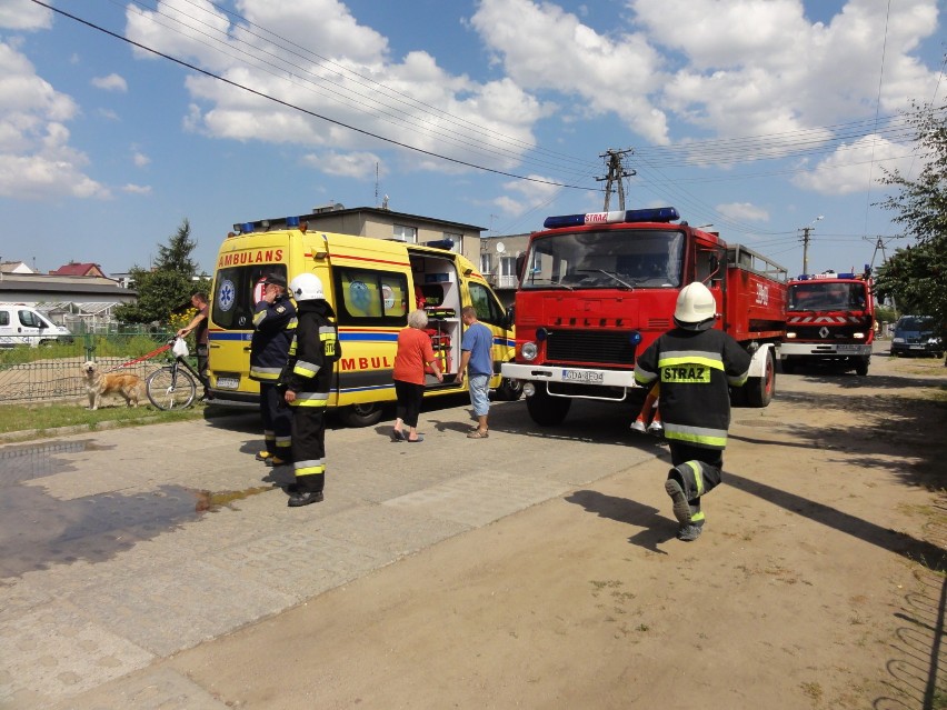 Pszczółki: pożar domu, na miejscu zastępy straży, policja i pogotowie