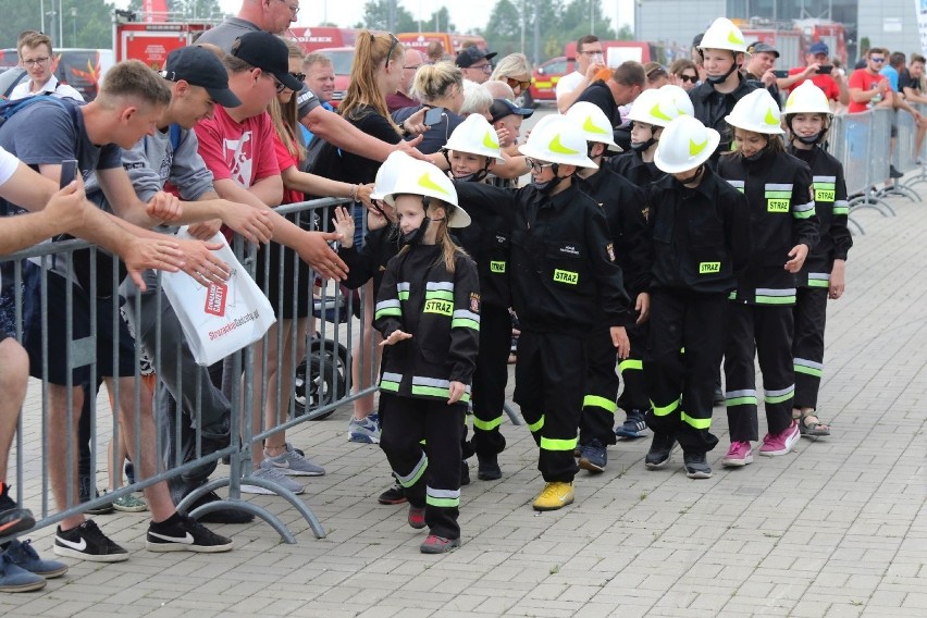 Mali Strażacy ze Stąporkowa w akcji ratowniczo-gaśniczej
