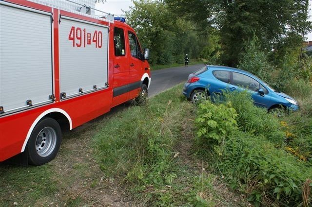 Wypadek na ulicy Gorzupskiej w Krotoszynie - poszkodowani to kierowca i dwójka dzieci