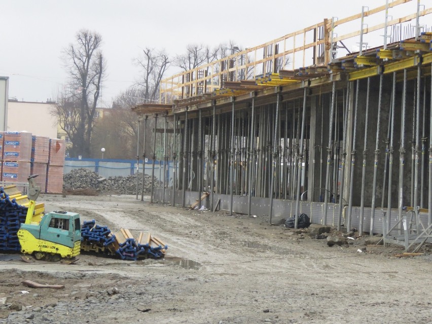 Fotorelacja z budowy nowej komendy powiatowej policji w Wadowicach