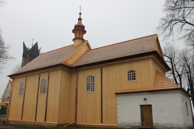 Drewniany kościółek św. Marcina na Białobrzegach