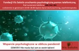 Koronawirus. Uzyskaj wsparcie psychologiczne przez telefon