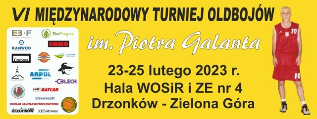 W Drzonkowie rozegrany zostanie 6. Memoriał Piotra Galanta.