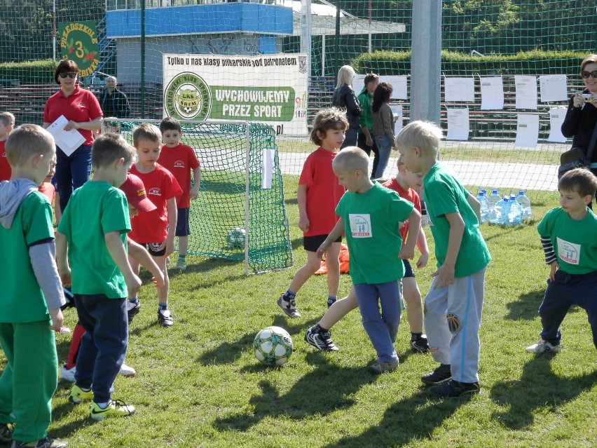 Śrem turniej przedszkolaków z okazji Dnia Dziecka 30.05.2014