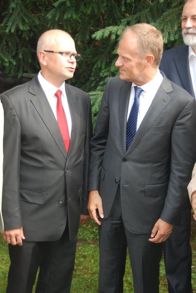 Burmistrz Chodzieży spotkał się z premierem Donaldem Tuskiem...