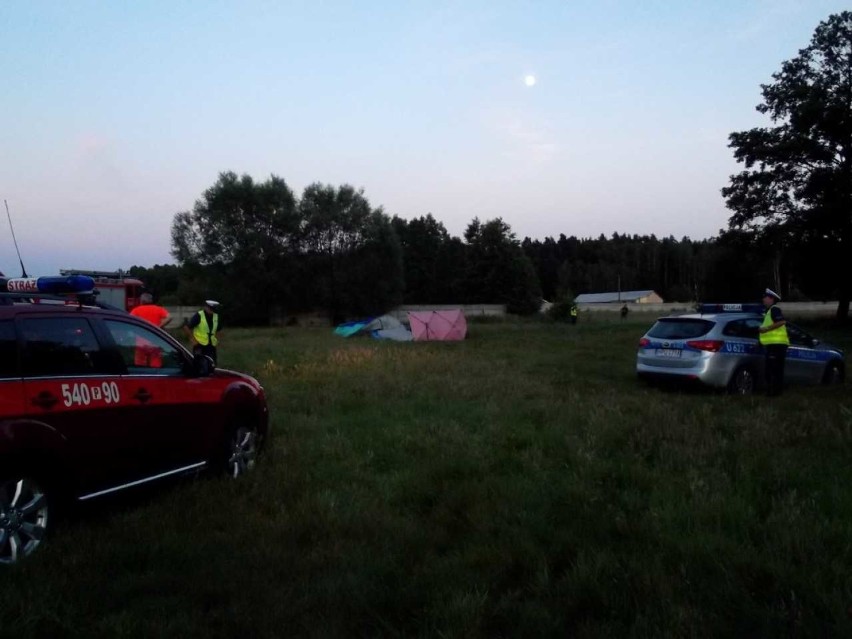 Wypadek motolotni. Nie żyją dwie osoby [FOTO]