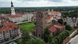 Głogów z powietrza. Zobacz ruiny kościoła św. Mikołaja z góry i poznaj ich historię. WIDEO