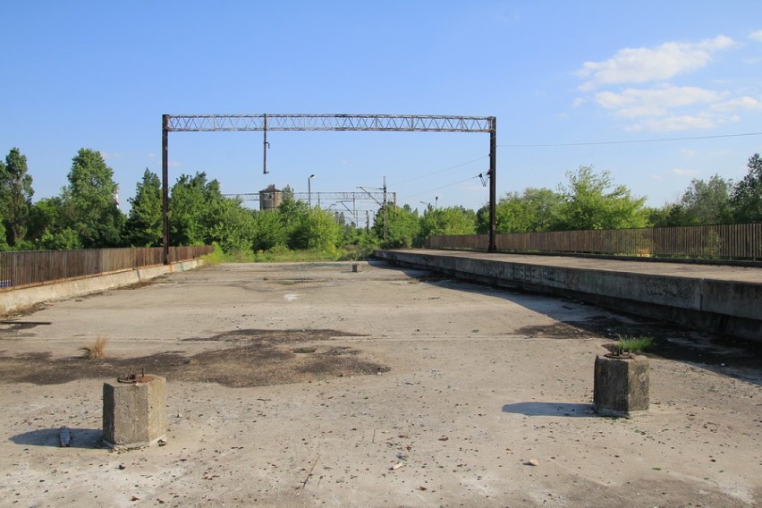 Niedokończony wiadukt przy dworcu Łódź Kaliska