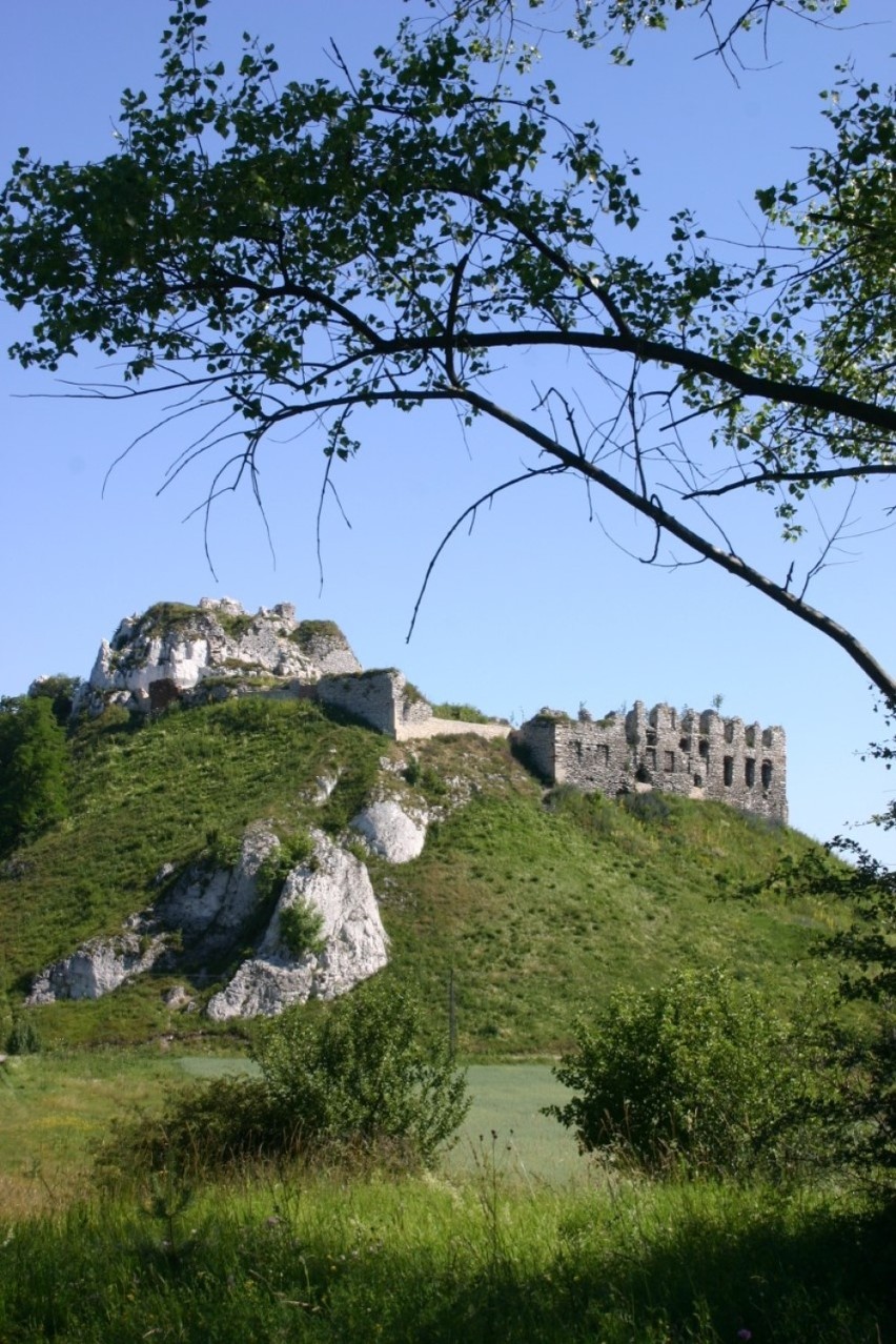 Ruiny zamku w Rabsztynie kiedyś i dziś. Zobacz, jak wyglądał obiekt