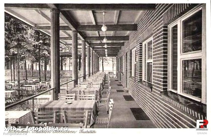 rok 1925, restauracja przy Hotelu Olimpia