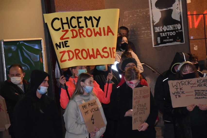 Protest kobiet w Rybniku. 23.10.2020