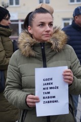 Czarny Piątek 2018. Protest na inowrocławskim Rynku [zdjęcia]