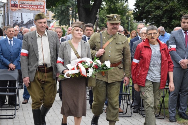 Zdjęcie z ubiegłorocznych obchodów rocznicy wybuchu Powstania Warszawskiego w Wieluniu.