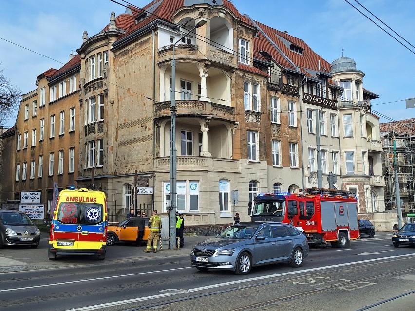 Do kolizji doszło w samym centrum Poznania.