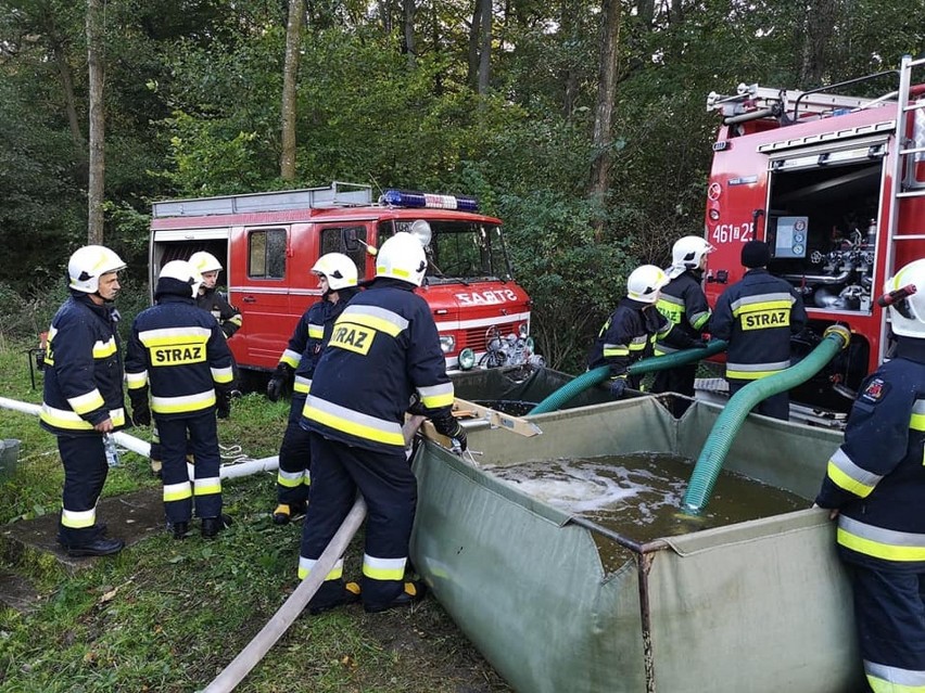 W czwartek ( 11października) jednostki OSP Gminy Golczewo odbyły ćwiczenia pn. "Ogień 2019"