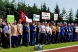 Krajowe Zawody Sportowo-Pożarnicze Ochotniczych Straży Pożarnych w Kalwarii Zebrzydowskiej. Rywalizację przerwał deszcz. Zdjęcia