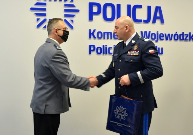 Zmiany w opolskiej policji. Insp. Adam Tychowicz przechodzi na emeryturę.