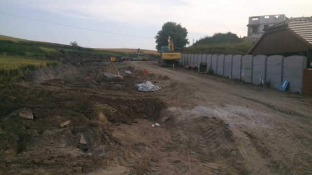 Budowa drogi w Bogdanowie