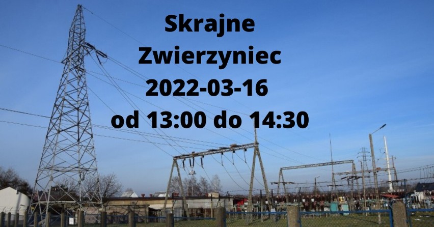 Wyłączenia prądu Wieluń, Działoszyn i okolice. Gdzie zabraknie energii w marcu?