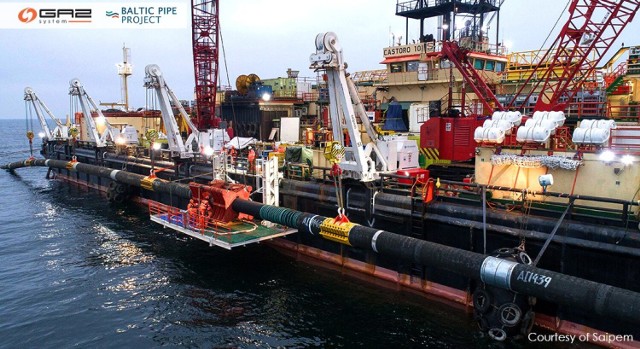 18 listopada wykonany został ostatni spaw na gazociągu Baltic Pipe, łączącym wybrzeża Danii i Polski