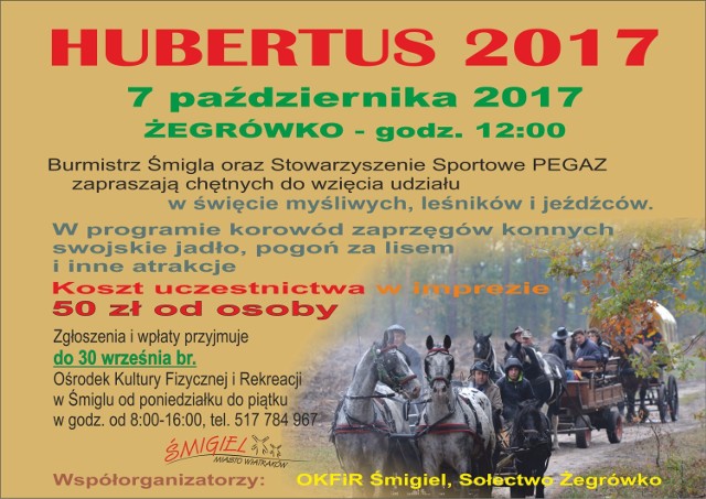 Hubertus 2017 w Śmiglu