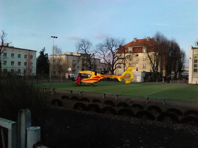 Śmigłowiec LPR lądował w centrum Kalisza