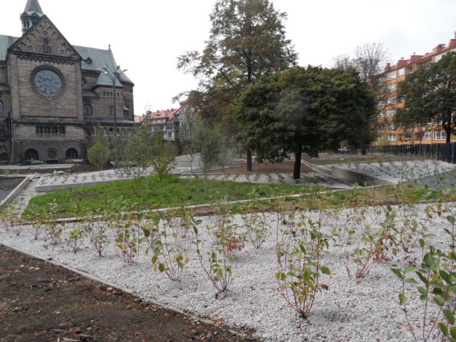 Ogród różańcowy w Bytomiu, parafia św. Jacka