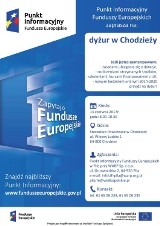Powiat chodzieski: Zaproszenie na dyżur punktu informacyjnego Funduszy Europejskich
