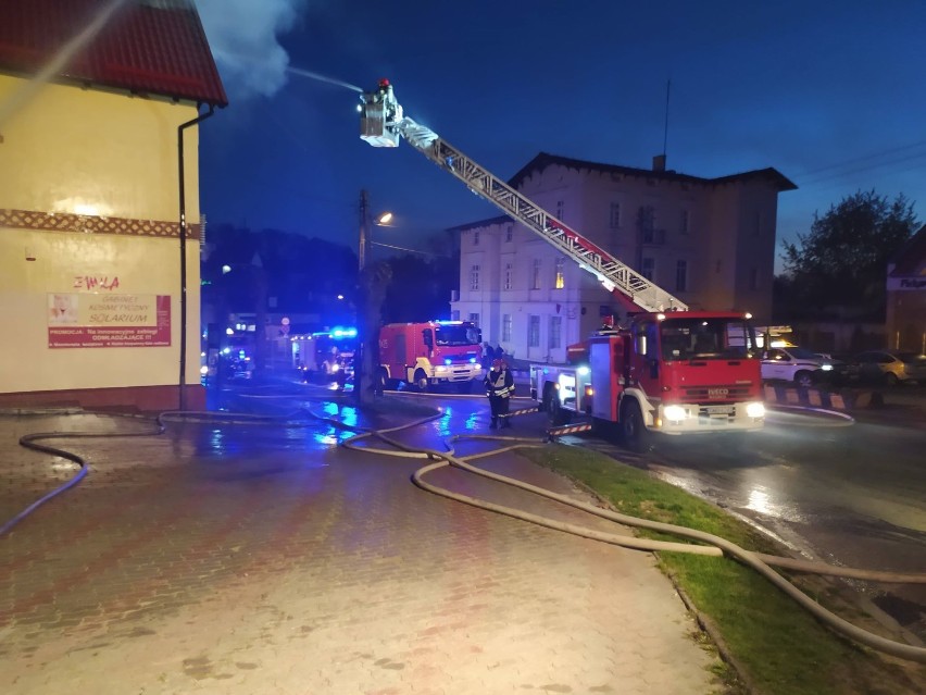 Pożar domu w Dzierzgoniu