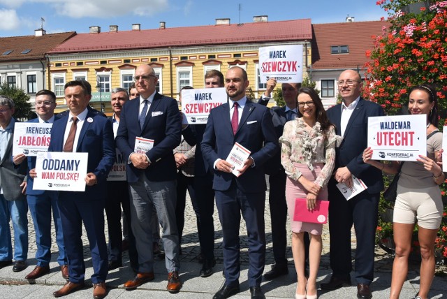 Konfederacji przedstawiła w Sieradzu liderów listy w wyborach do Sejmu RP