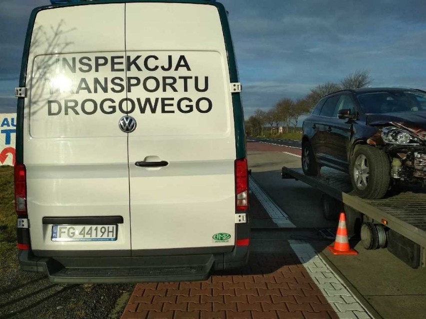 Lubuscy fukcjonariusye Inspekcji Transportu Drogowego w...