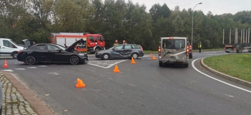 Wypadek na ul. Gdańskiej w Sławnie. Jedna osoba poszkodowana 