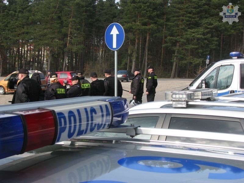 Policjanci z Lęborka zabezpieczali mecz