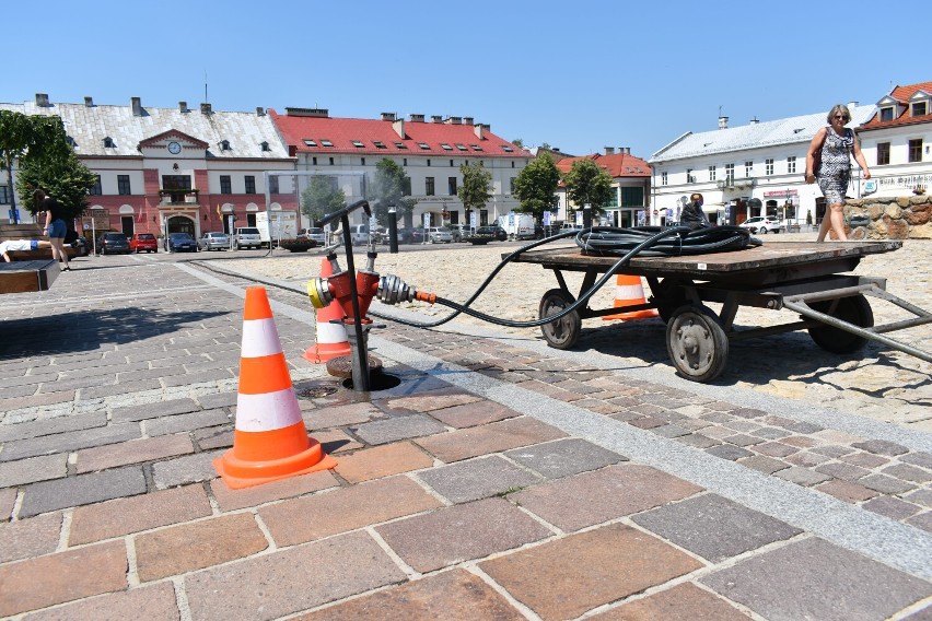 Kurtyna wodna w Olkuszu