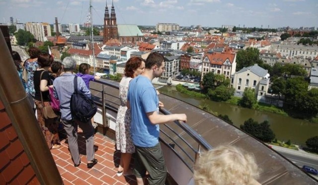 Widok Opola z Wieży Piastowskiej.