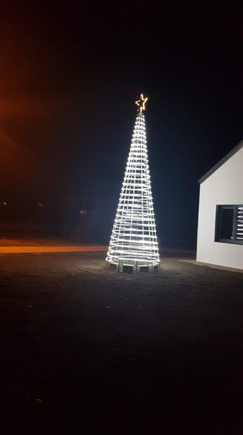 Świąteczne iluminacje w gminie Malechowo [ZDJĘCIA]