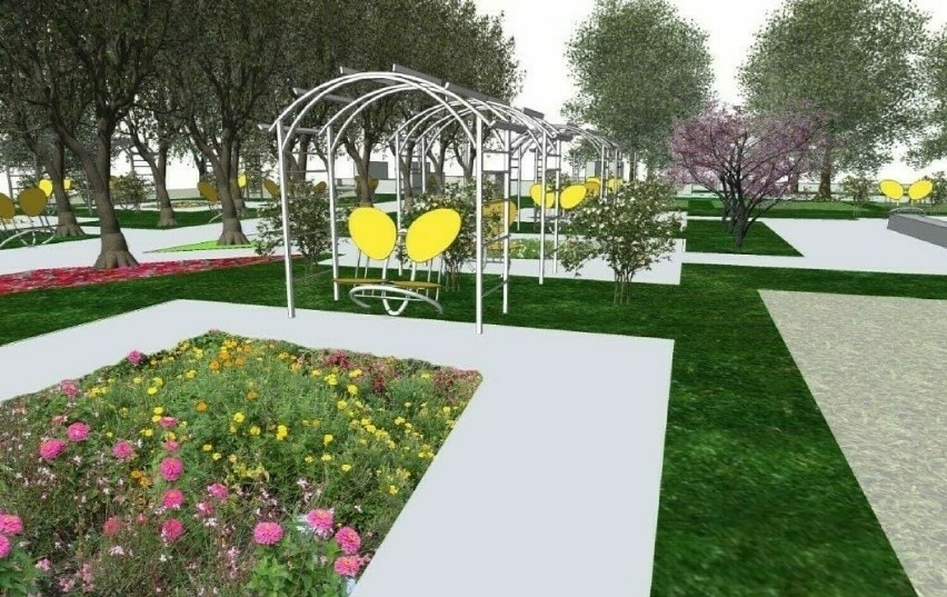 Tak ma wyglądać nowy park kieszonkowy w rejonie al. Rodów...
