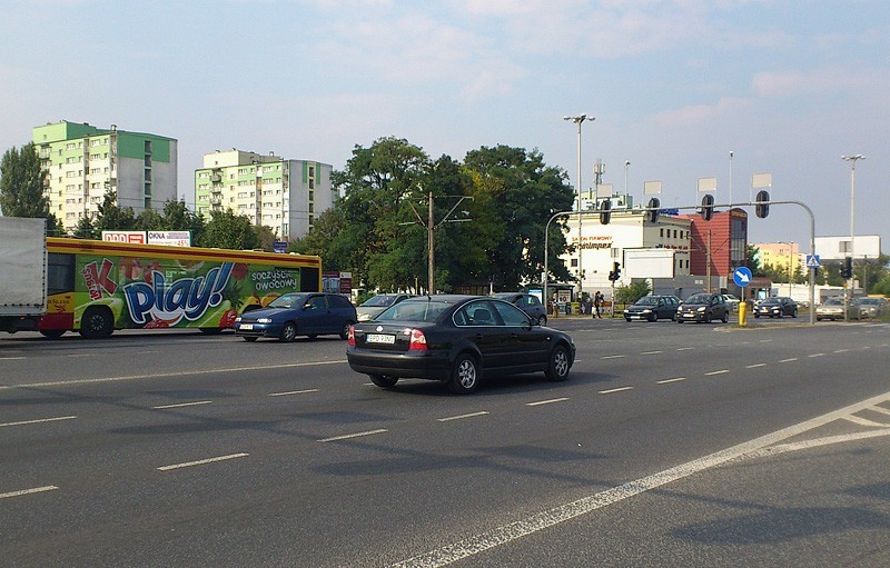 Skrzyżowanie Aleksandrowska/Traktorowa.