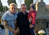 Prezydent RP Andrzej Duda na cmentarzu w Starym Sączu [ZDJĘCIA]
