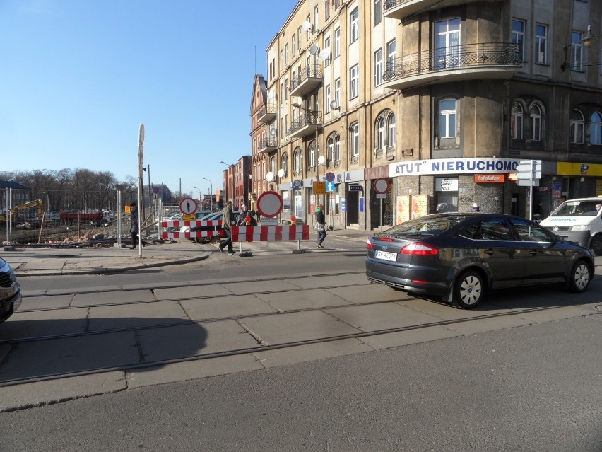 Budowa DTŚ w Gliwicach. Dziś zamknięto pierwsze ulice w Centrum. Utrudnienia dały się we znaki?