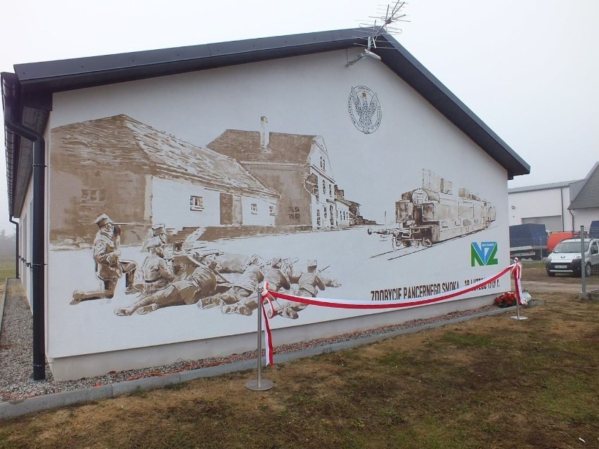 Powstańczy mural w Zamościu upamiętnia bitwę o niemiecki...
