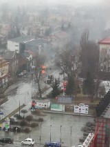 Kraków. Pożar samochodu na ul. Pilotów, były utrudnienia [KRÓTKO]