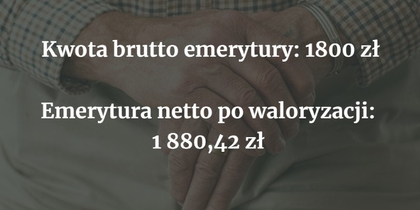 Kwota brutto emerytury na 28.02.2023 r.: 1 800 zł...