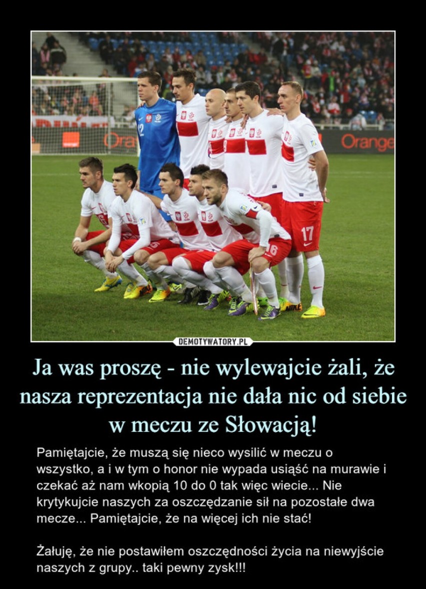 Zobacz najśmieszniejsze memy po meczu Polski ze Słowacją! 
