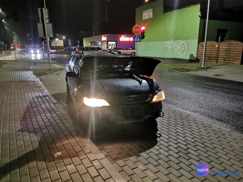 Opel uderzył w tył drugiego opla na ulicy Okrężnej we...