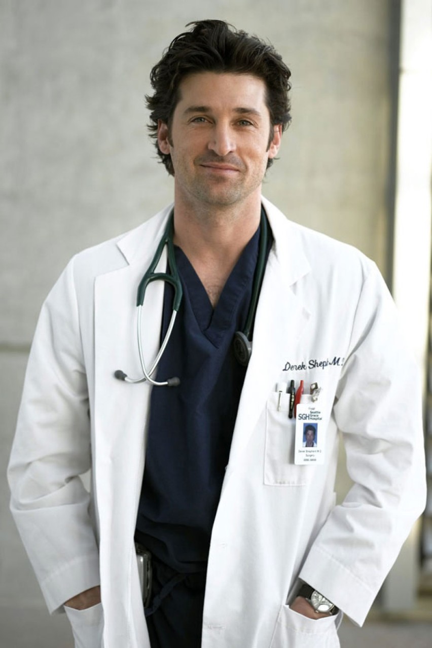 Patrick Dempsey jako dr Derek Shepherd w serialu "Chirurdzy"