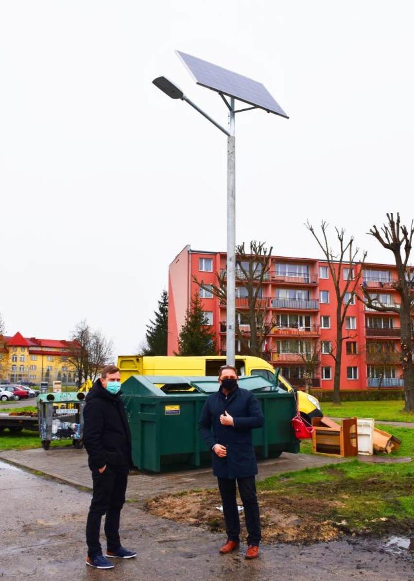 Wymiana lamp na osiedlu Dąbrowskiego w Łowiczu