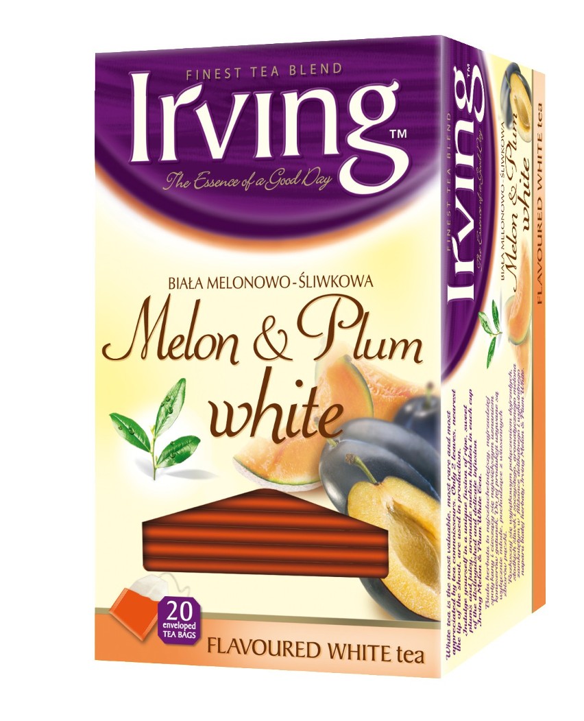 Biała herbata IRVING Melonowo – Śliwkowa (Melon & Plum White)