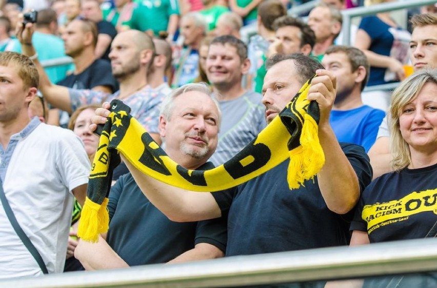 Mecz Śląsk - Borussia we Wrocławiu
