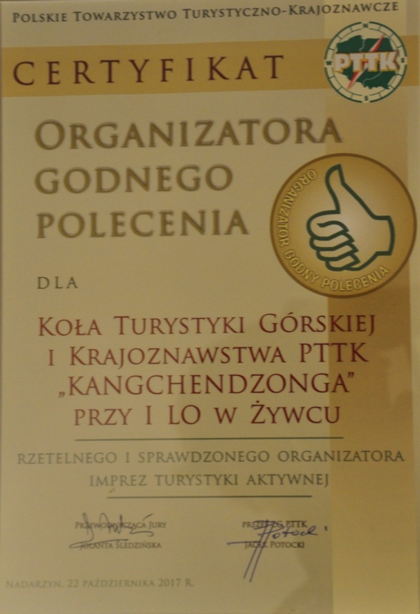  „Kangchendzonga” organizatorem godnym polecenia [ZDJĘCIA]